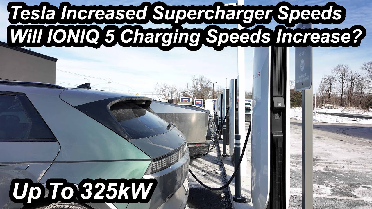 photo of 2025 Hyundai IONIQ 5 charging at high-speed station